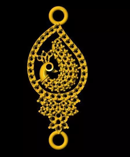 peacock side billa 3dm file 3D print model