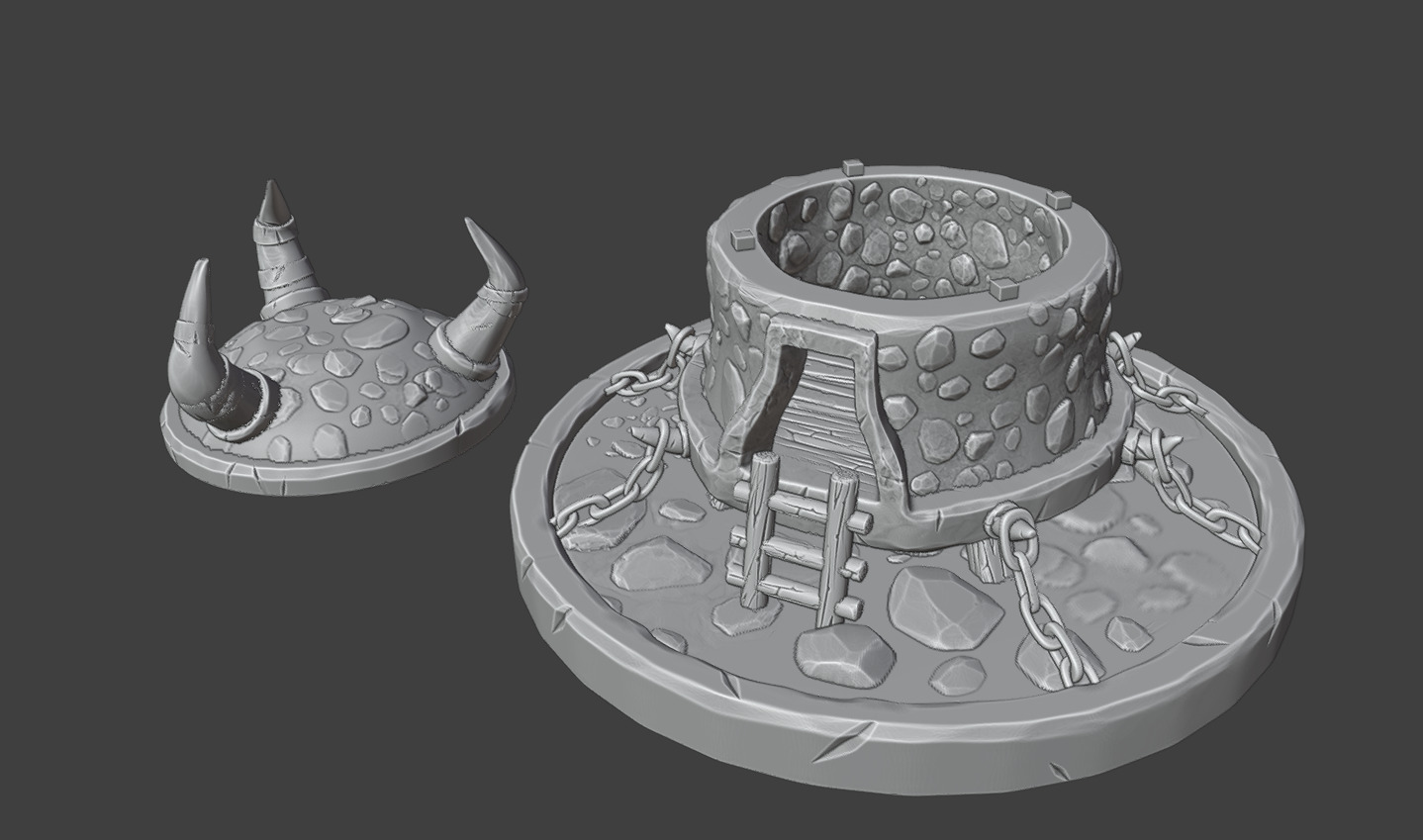 Modular warehouse 3D print model_11