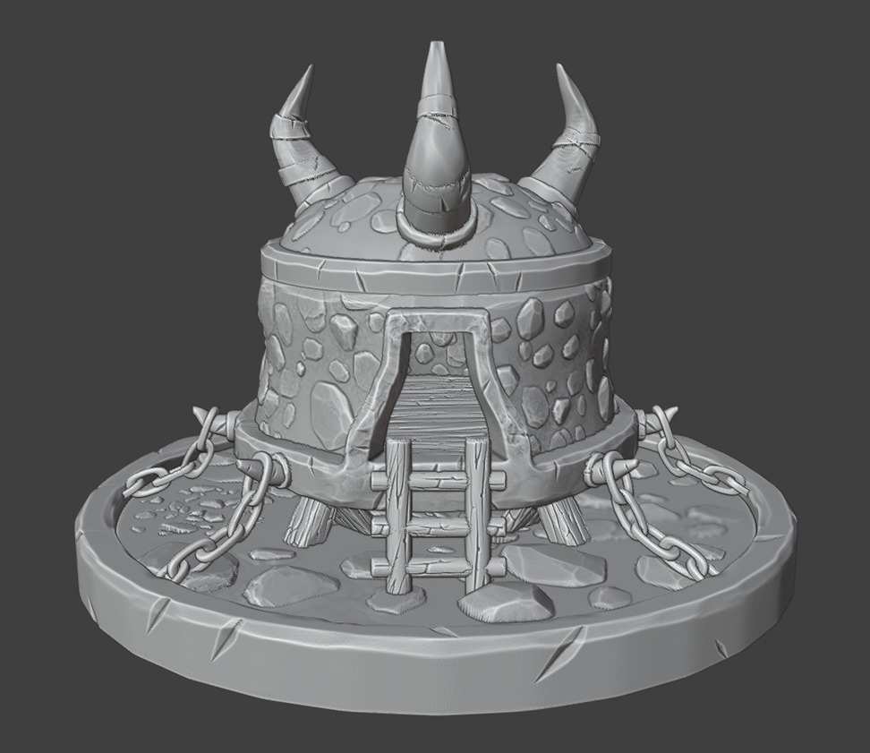 Modular warehouse 3D print model_14