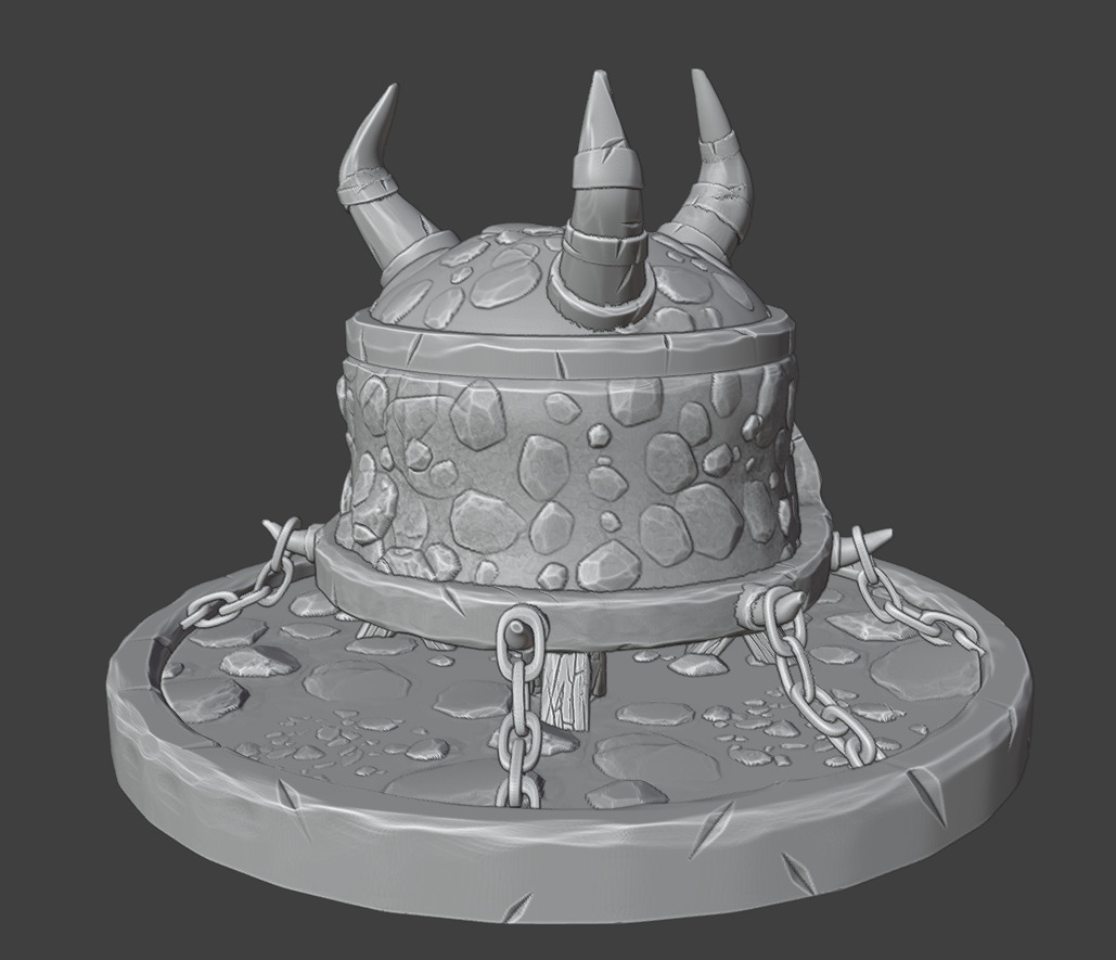 Modular warehouse 3D print model_7