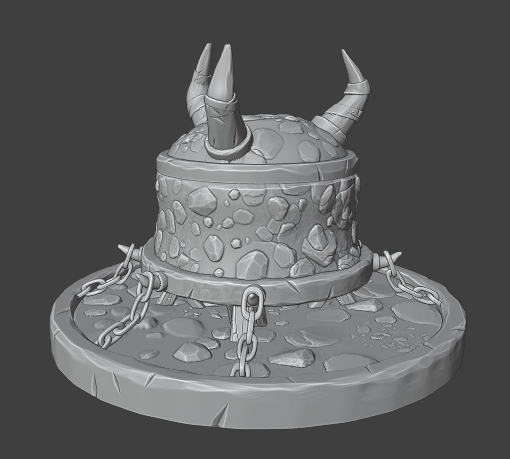 Modular warehouse 3D print model_8