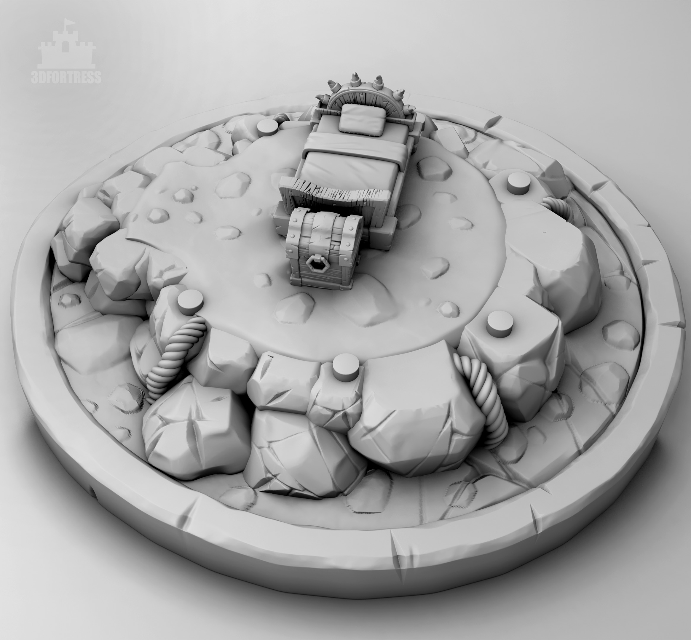 Modular tent 3D print model_4