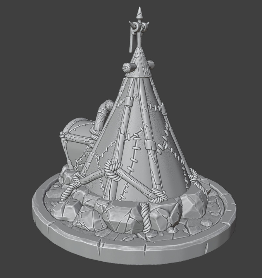 Modular tent 3D print model_7