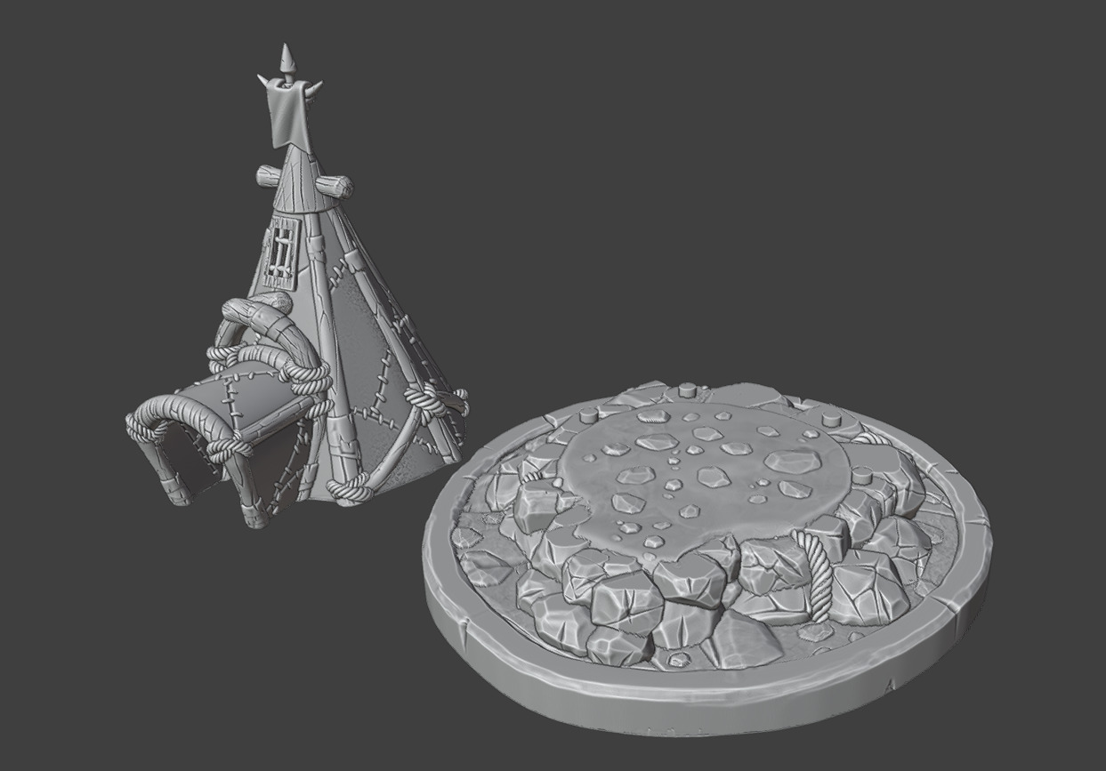 Modular tent 3D print model_11