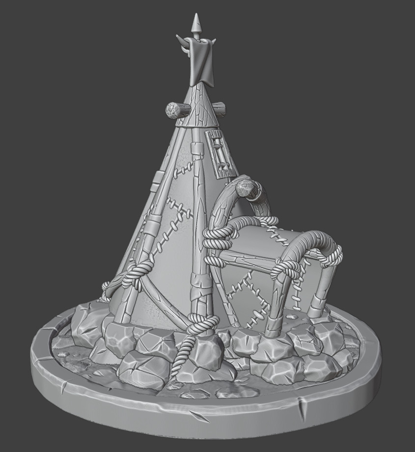 Modular tent 3D print model_14