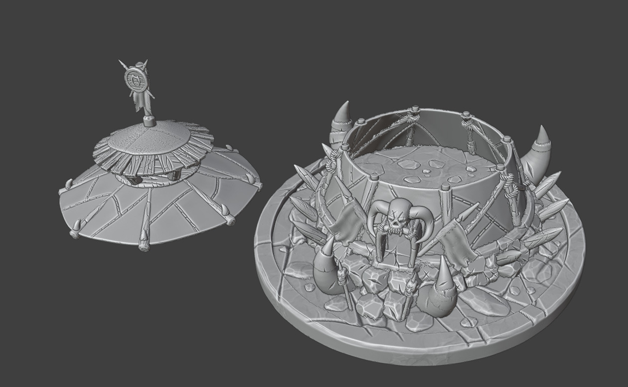 Modular Leaders Tent 3D print model_13