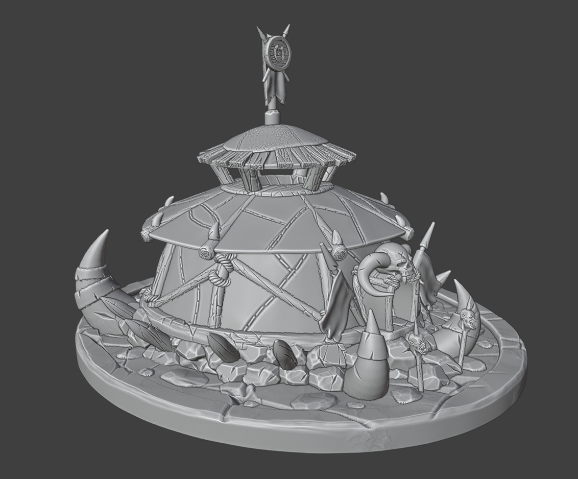 Modular Leaders Tent 3D print model_8