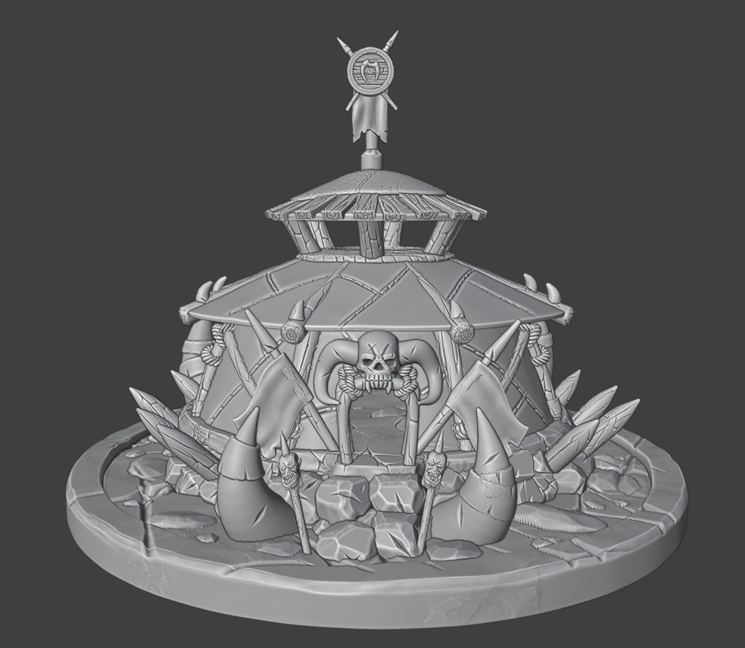 Modular Leaders Tent 3D print model_14