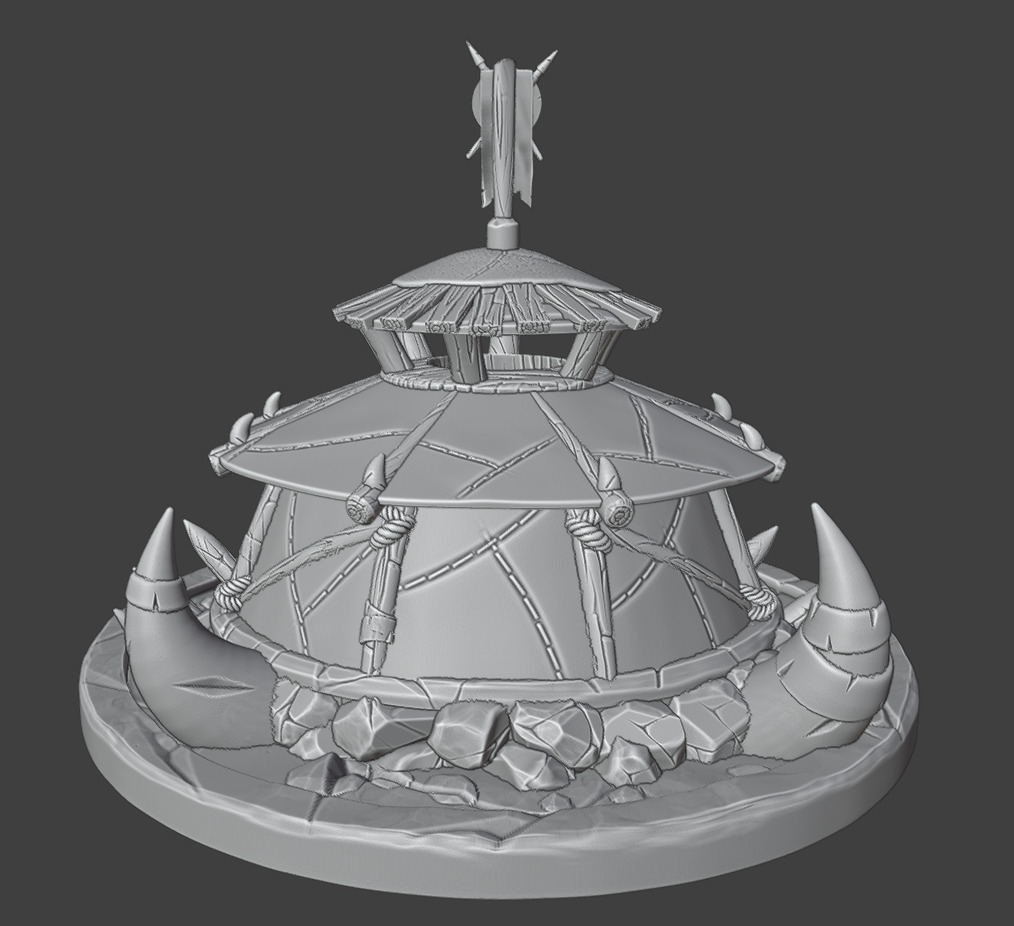 Modular Leaders Tent 3D print model_9