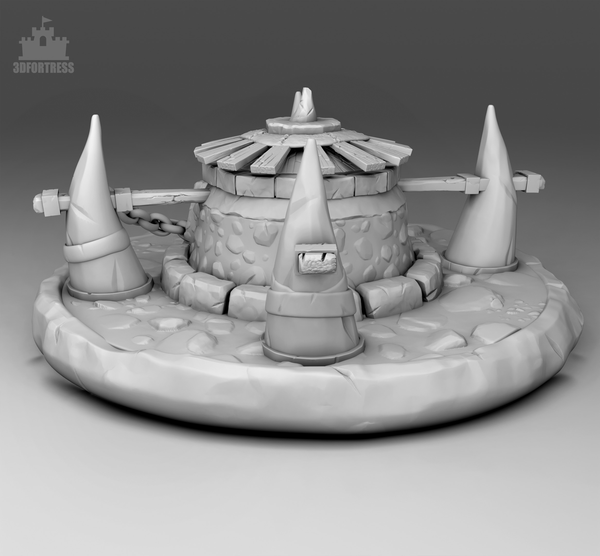 House 3 3D print model_3