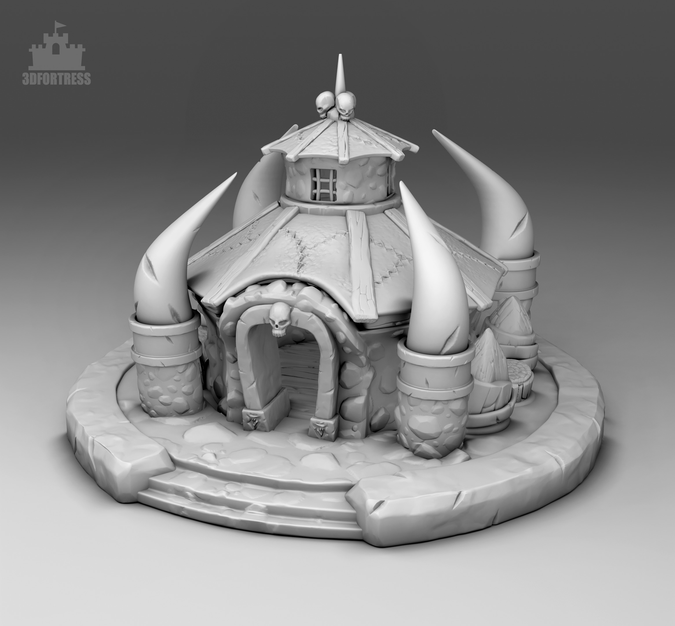 House 2 3D print model_3