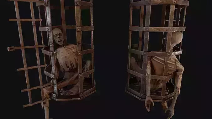 Prisoner Corpse  in Cage 1