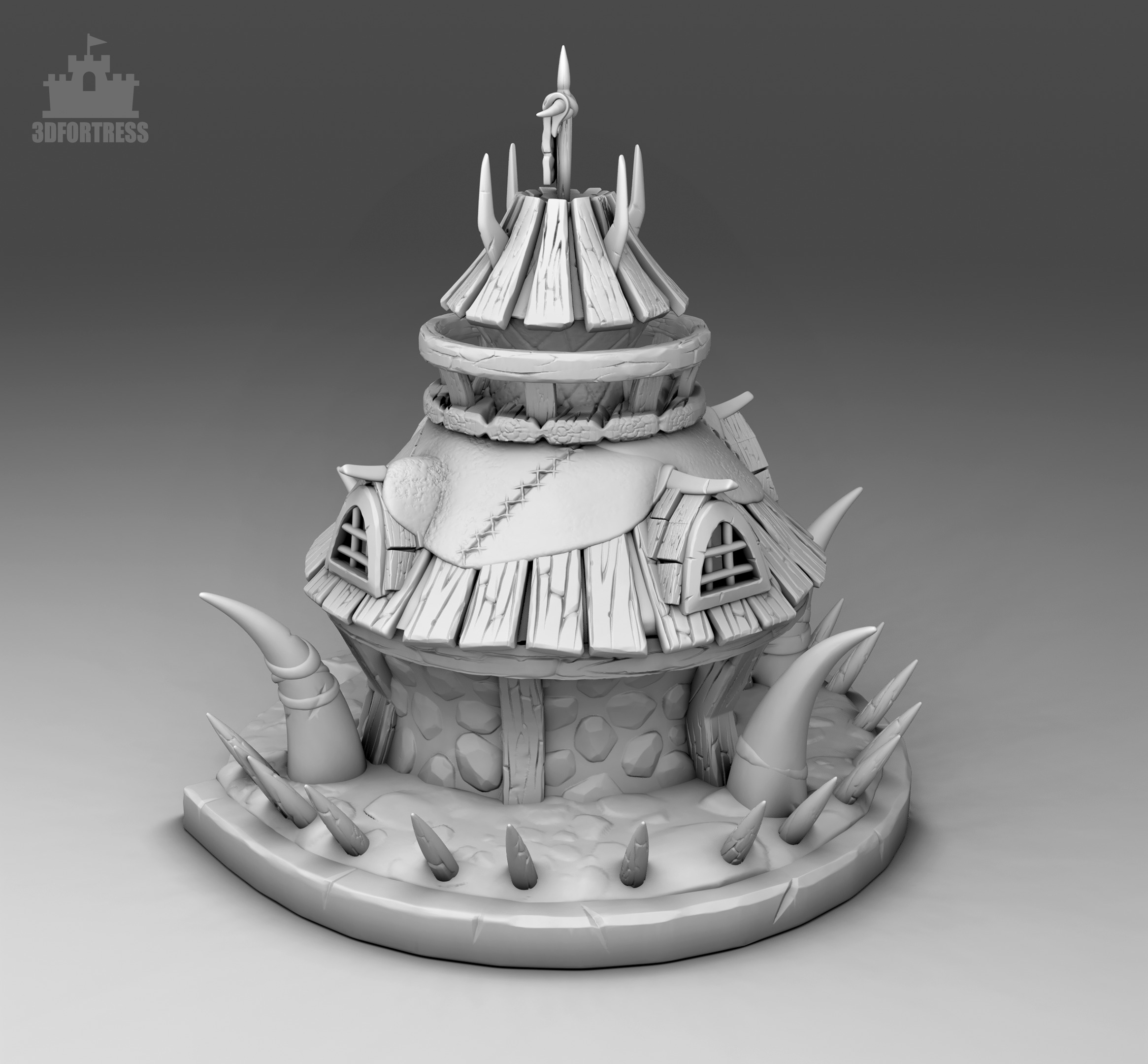 House 1 3D print model_1