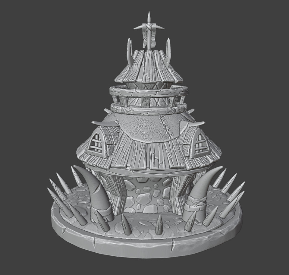 House 1 3D print model_11