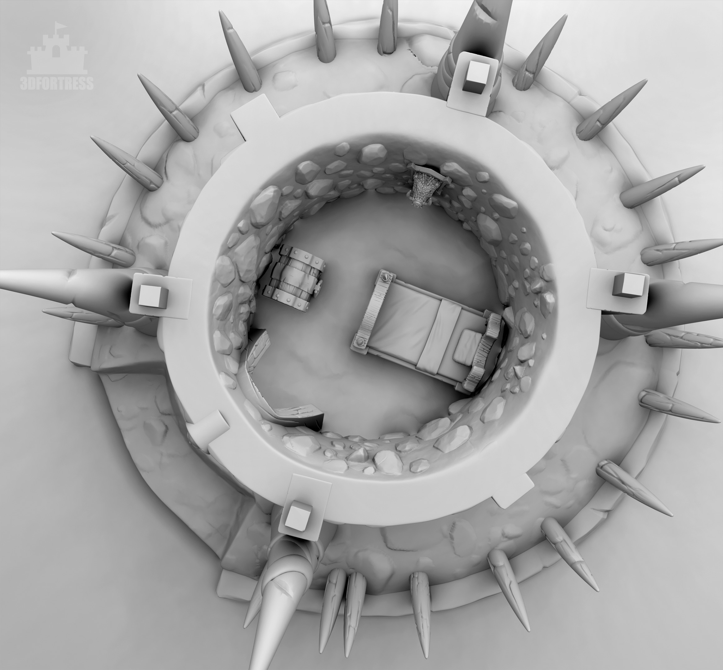 House 1 3D print model_7