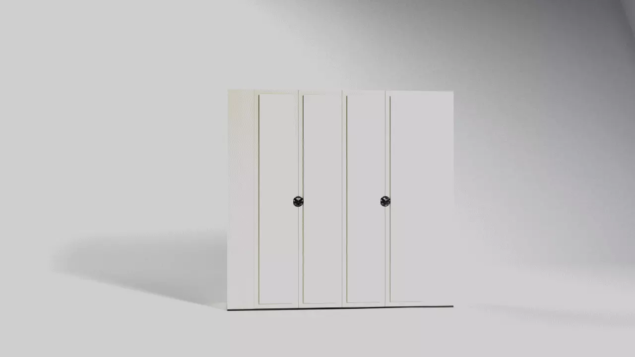  Modern Wardrobe  3D model_0