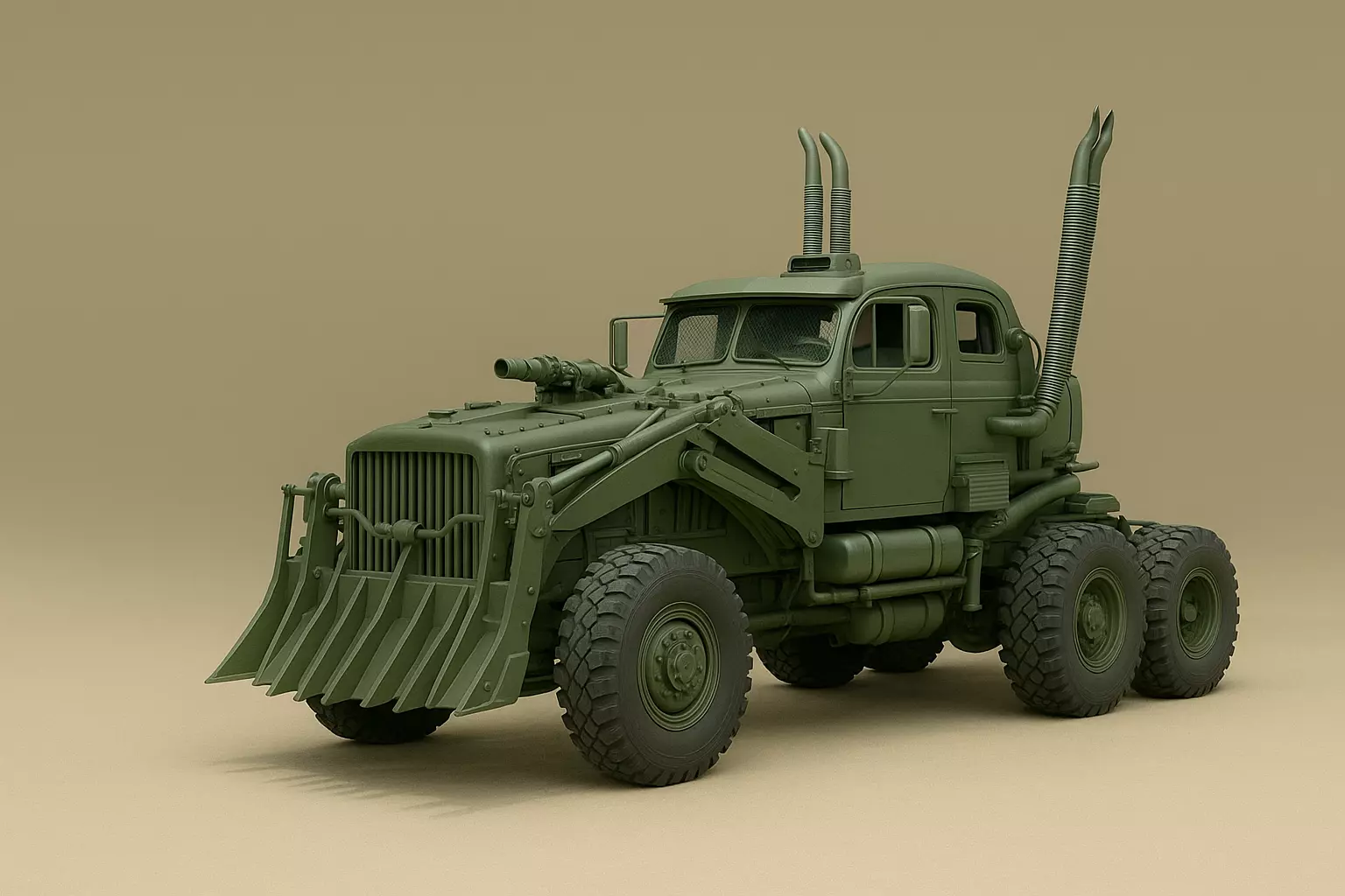 MAD MAX TRUCK FOR 3D PRINTING 3D model_0