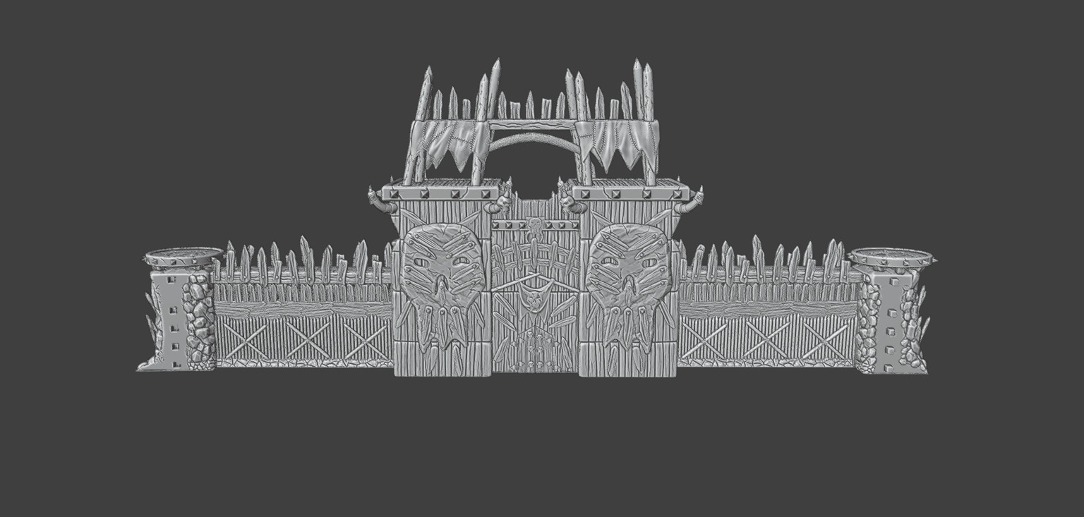 Fortress 3D print model_10