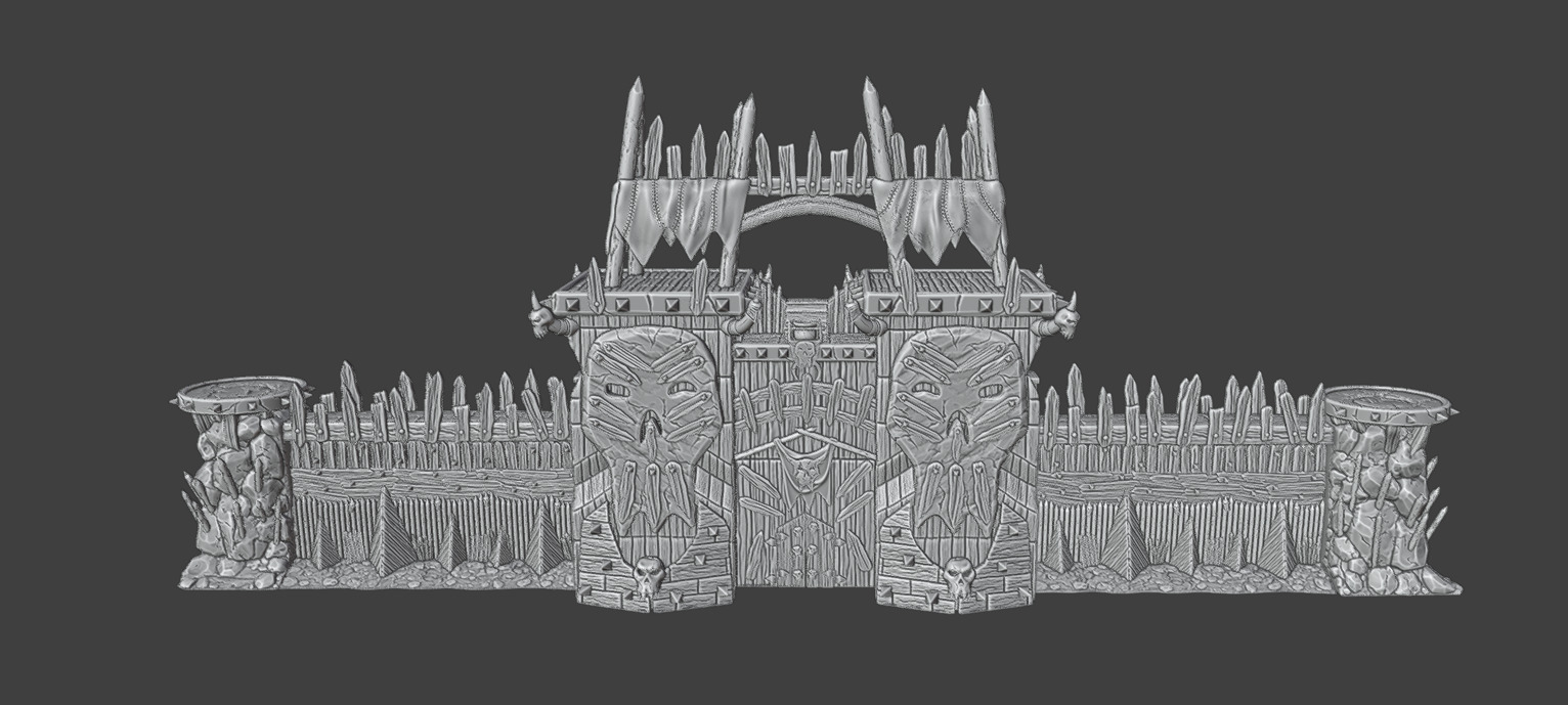 Fortress 3D print model_3