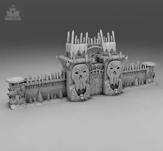 Fortress 3D print model