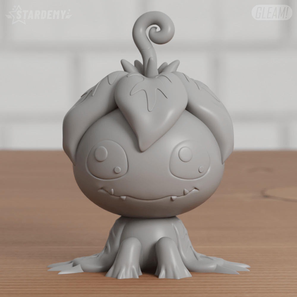 Palmon Chibi 2 Models Digimon Fanart Easy Print 3D print model_7