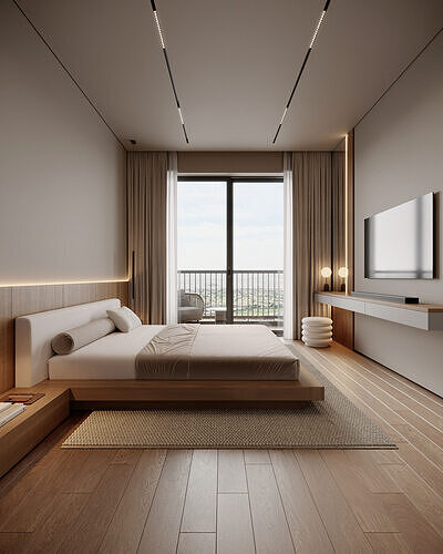 AR-25042 Mirad - Bedroom 3D Scene 3D model 3