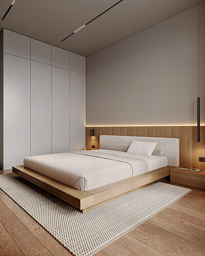 AR-25042 Mirad - Bedroom 3D Scene 3D model 6