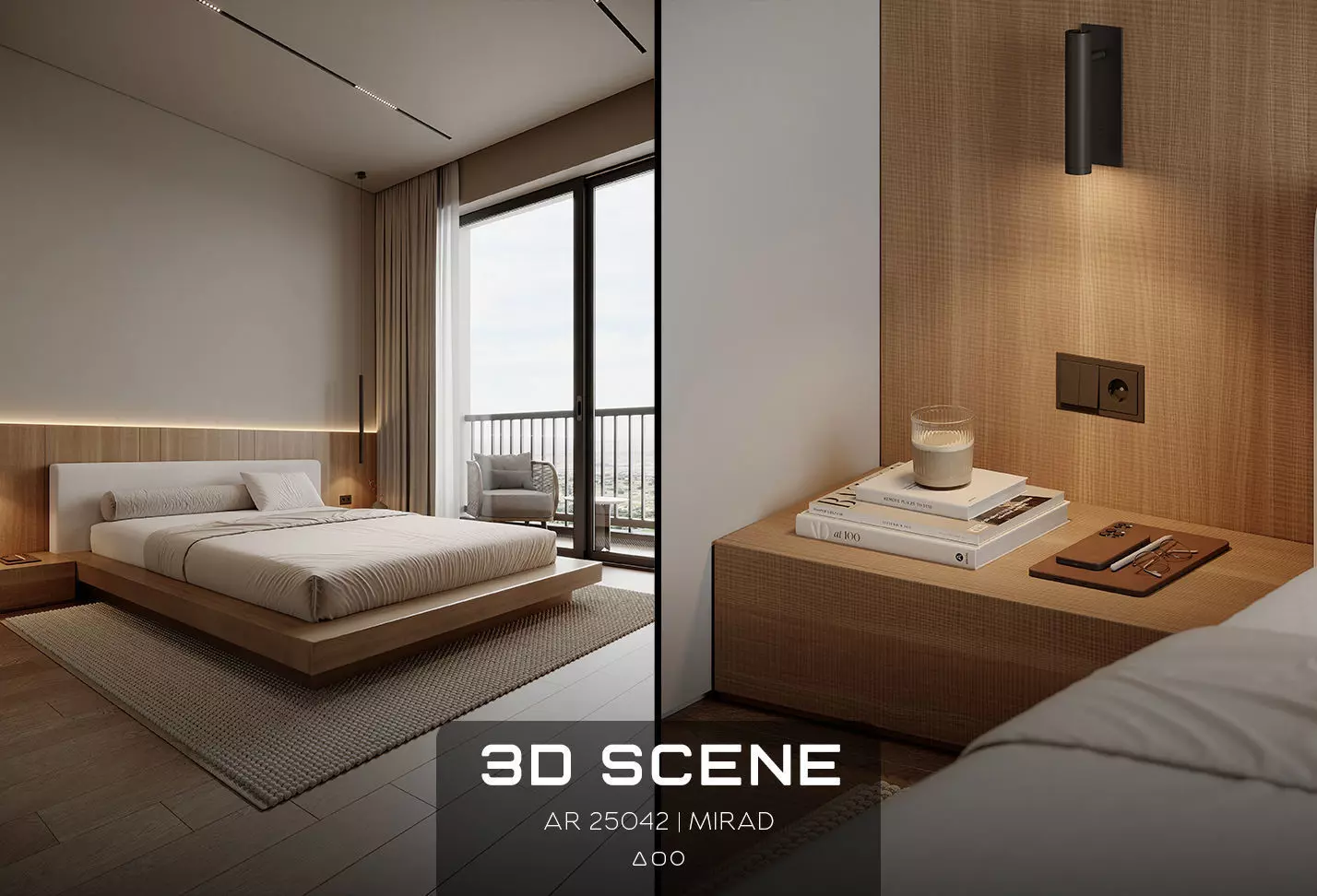 AR-25042 Mirad - Bedroom 3D Scene 3D model_0