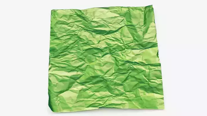 Crumpled Paper 3d scan