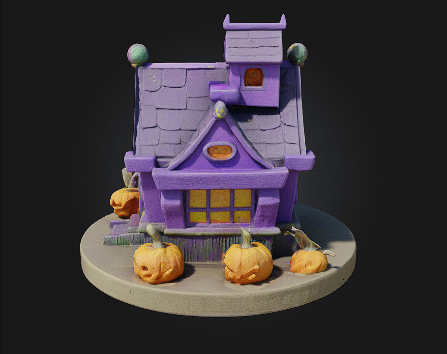 Haunted House Enter If You Dare 3D model_3