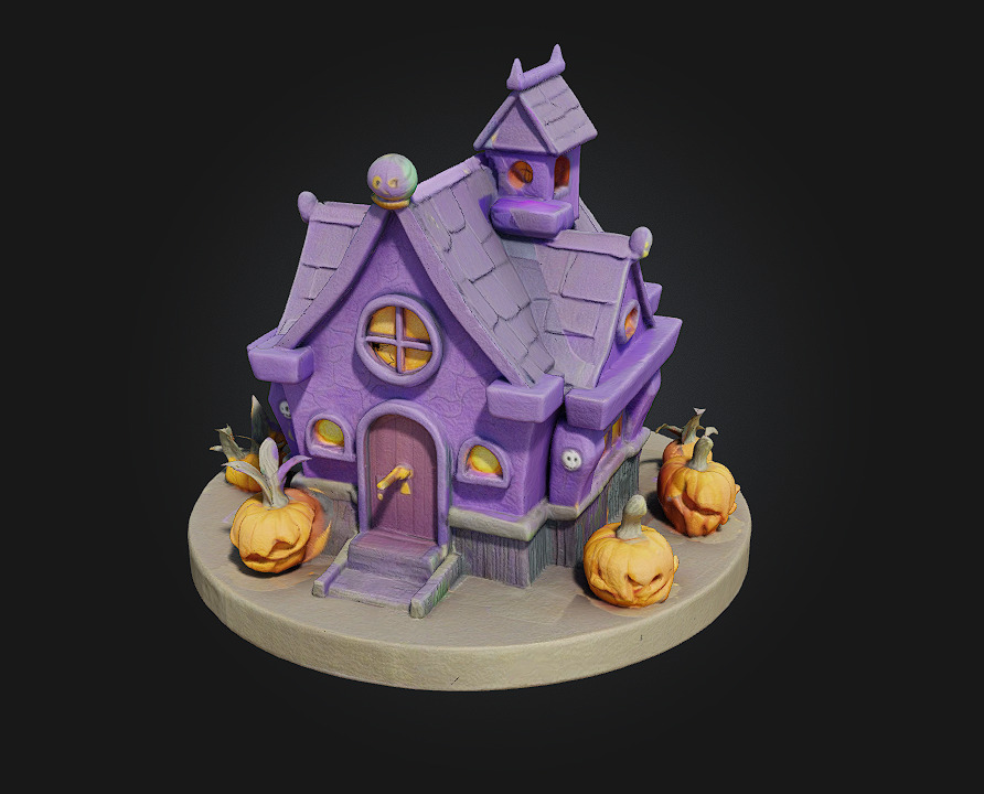 Haunted House Enter If You Dare 3D model_1