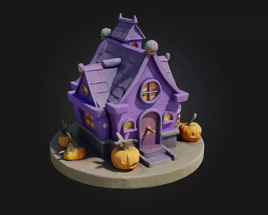 Haunted House Enter If You Dare 3D model_0