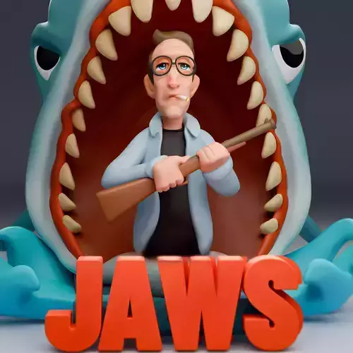 Jaws Fanart 3D print model