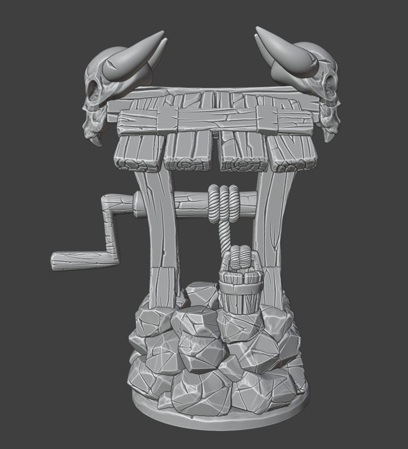 Well- 3D print model_9