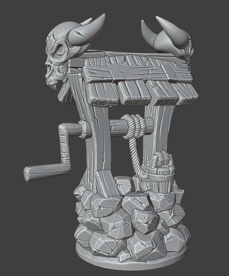 Well- 3D print model_10