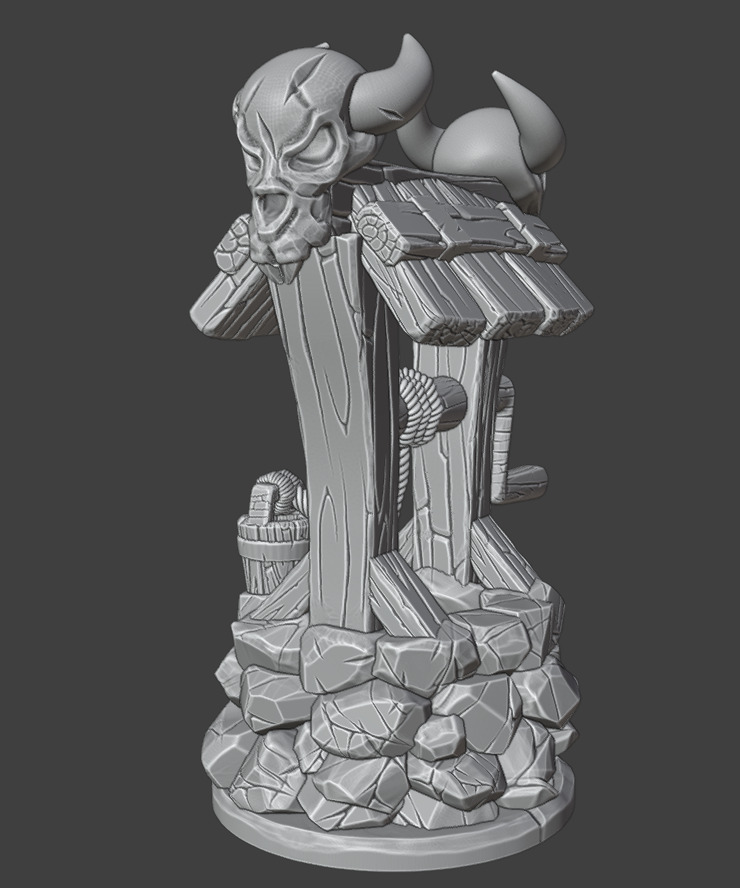 Well- 3D print model_5