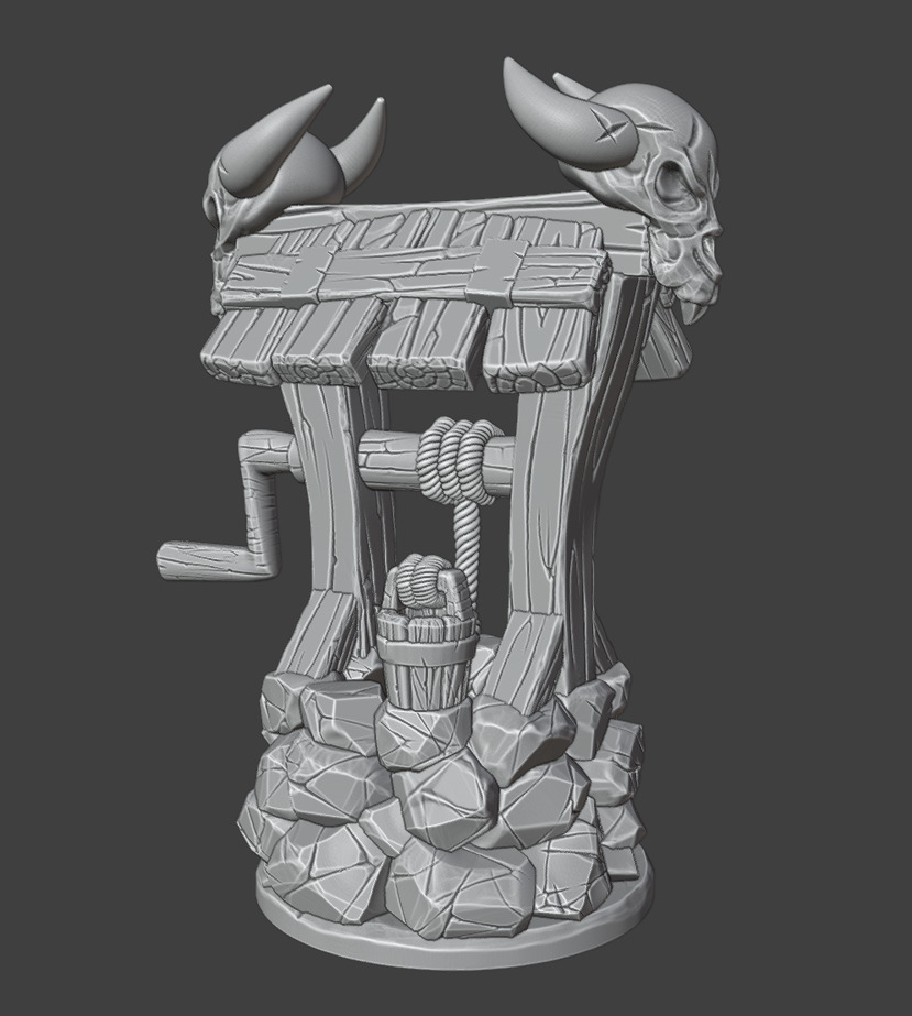 Well- 3D print model_8