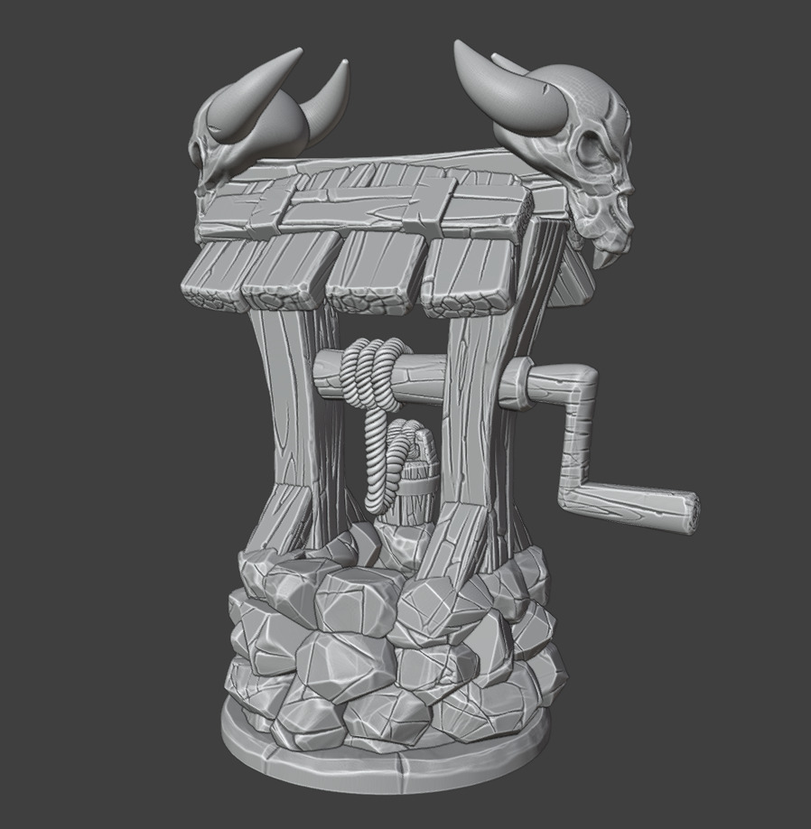 Well- 3D print model_14