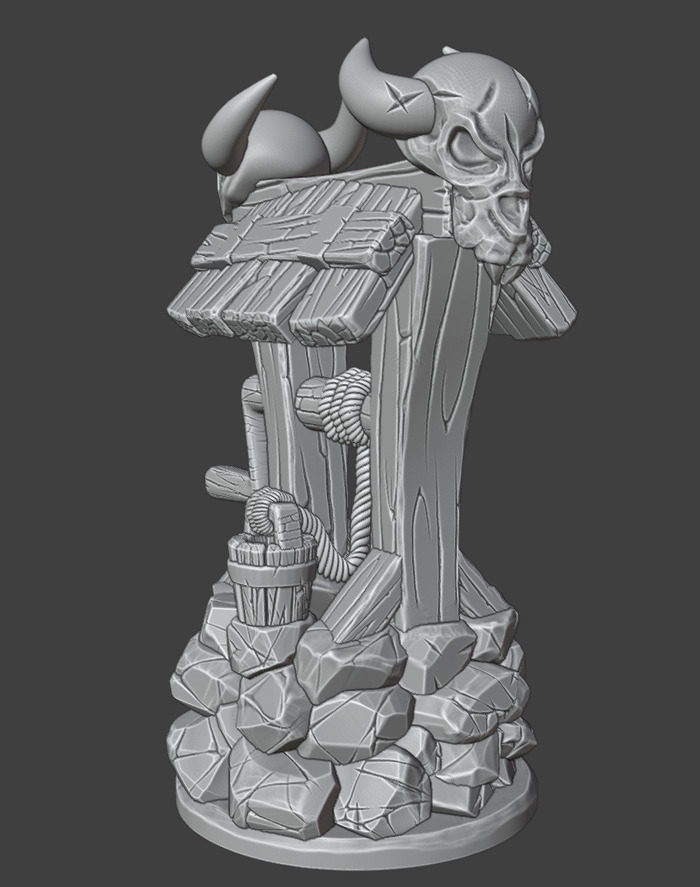 Well- 3D print model_7