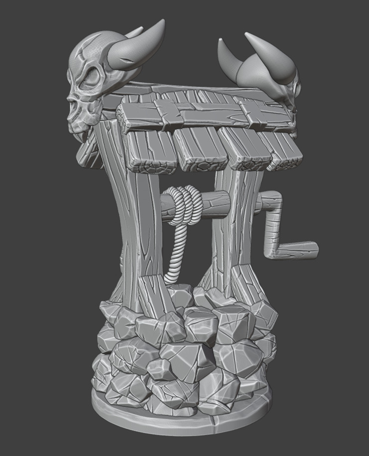 Well- 3D print model_4