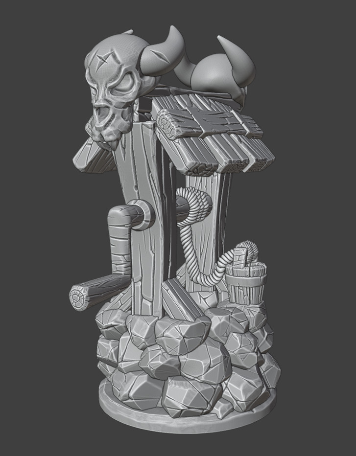 Well- 3D print model_11