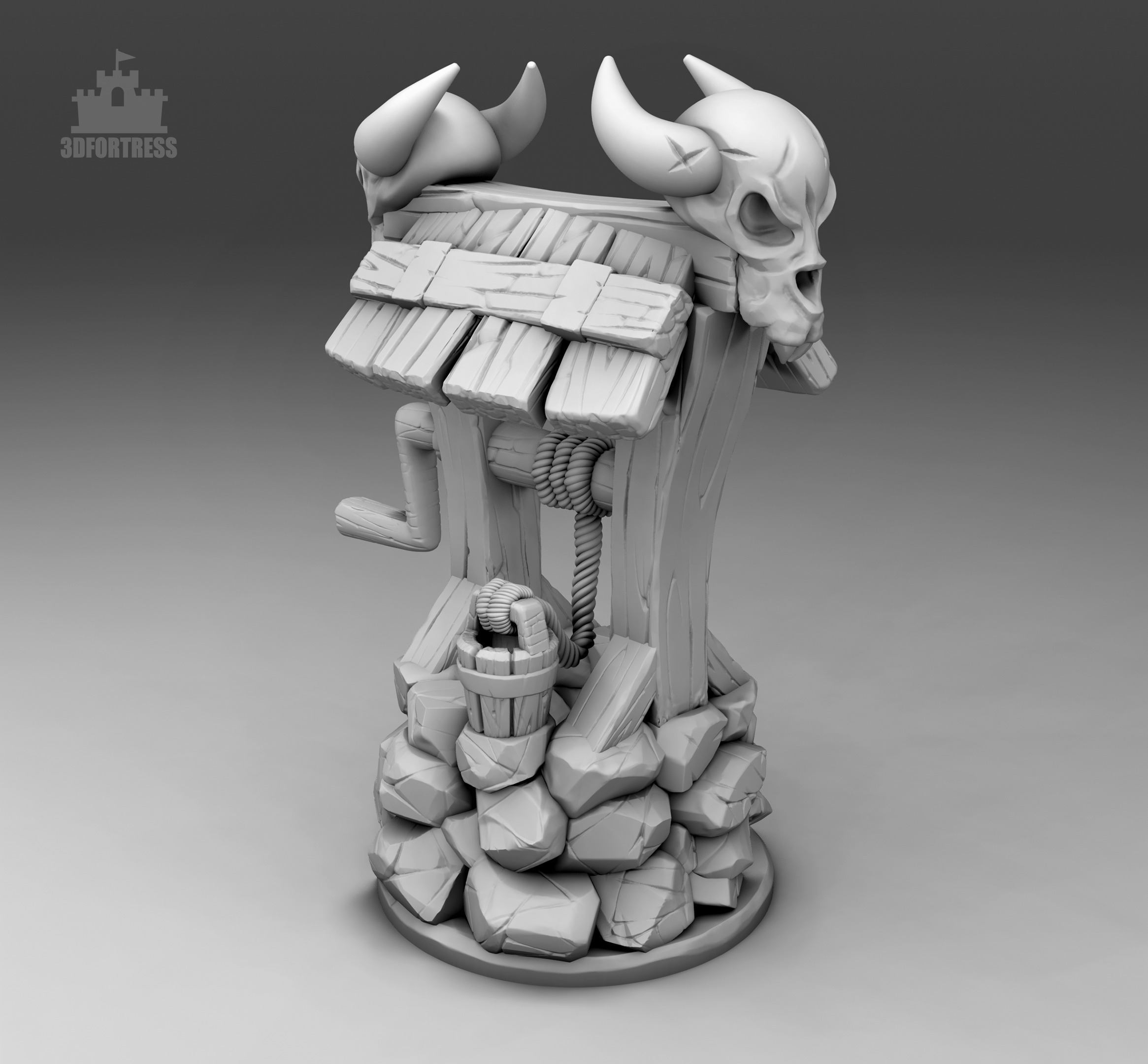 Well- 3D print model_1