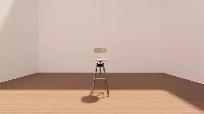 Industrial High Chair - Vintage Loft Style Bar Stool 