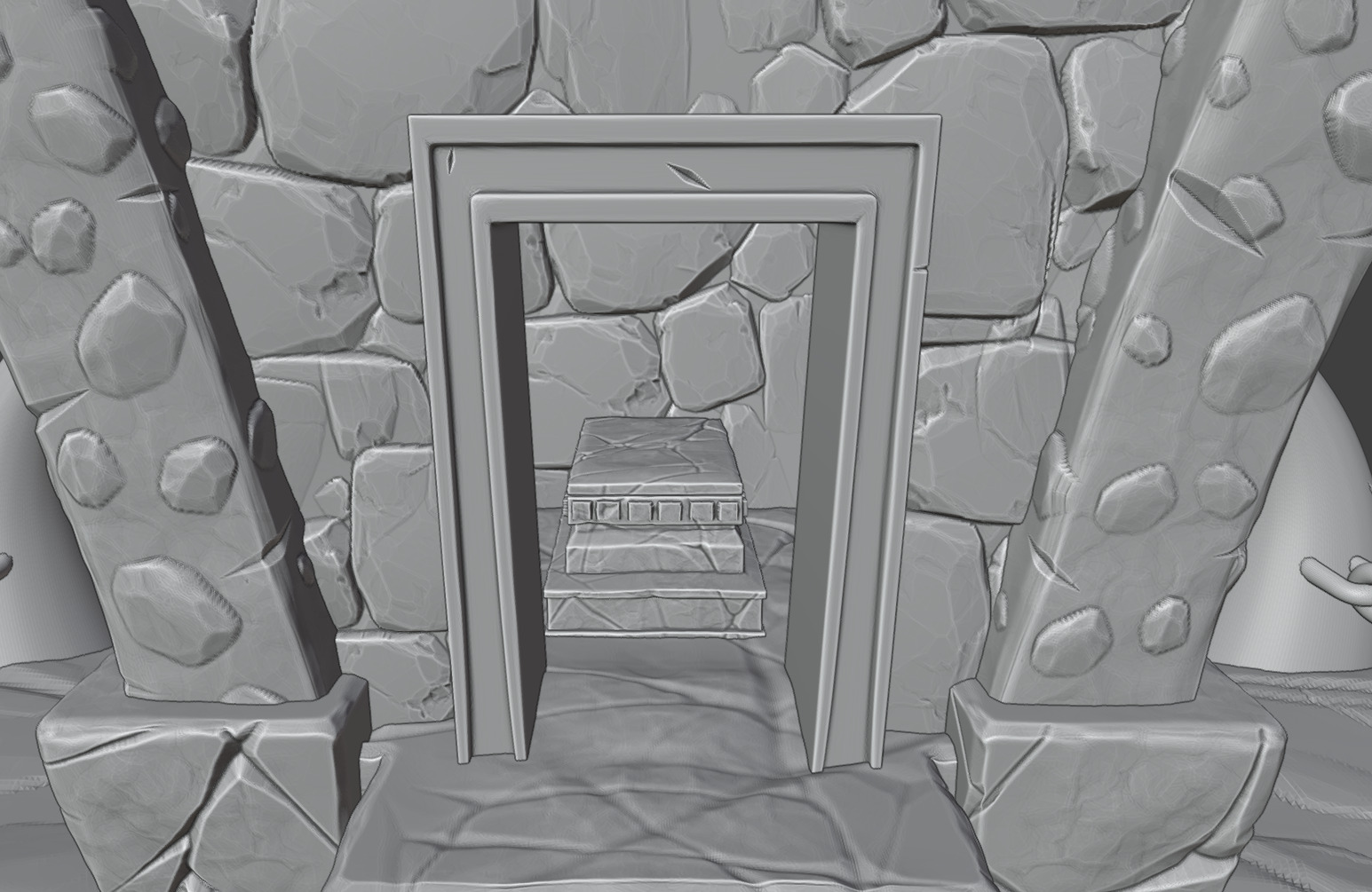 The Crypt 3D print model_11