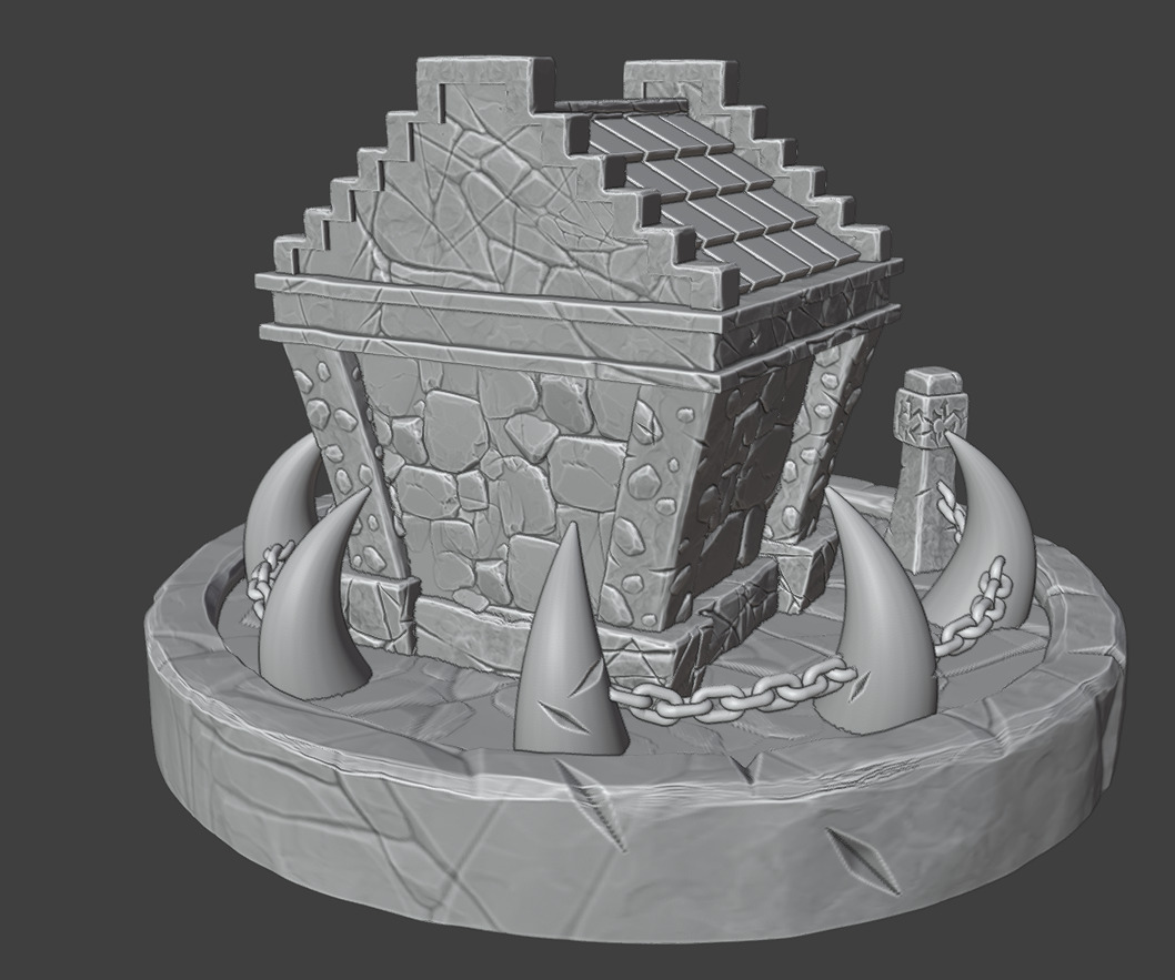 The Crypt 3D print model_6