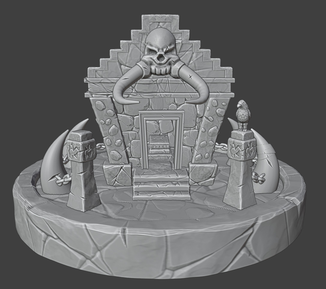 The Crypt 3D print model_12
