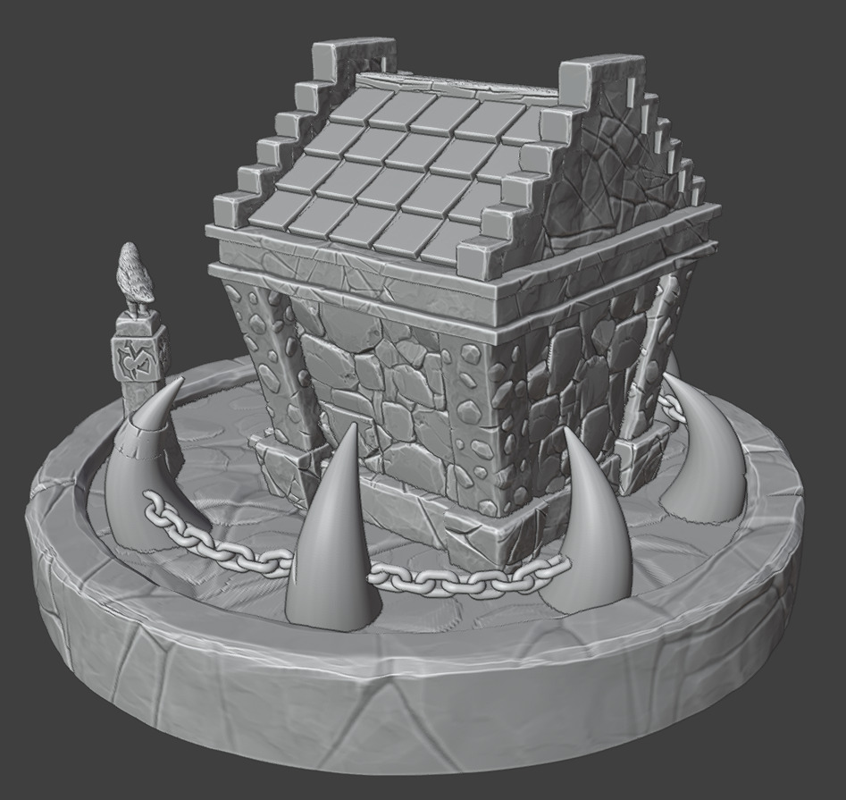 The Crypt 3D print model_7