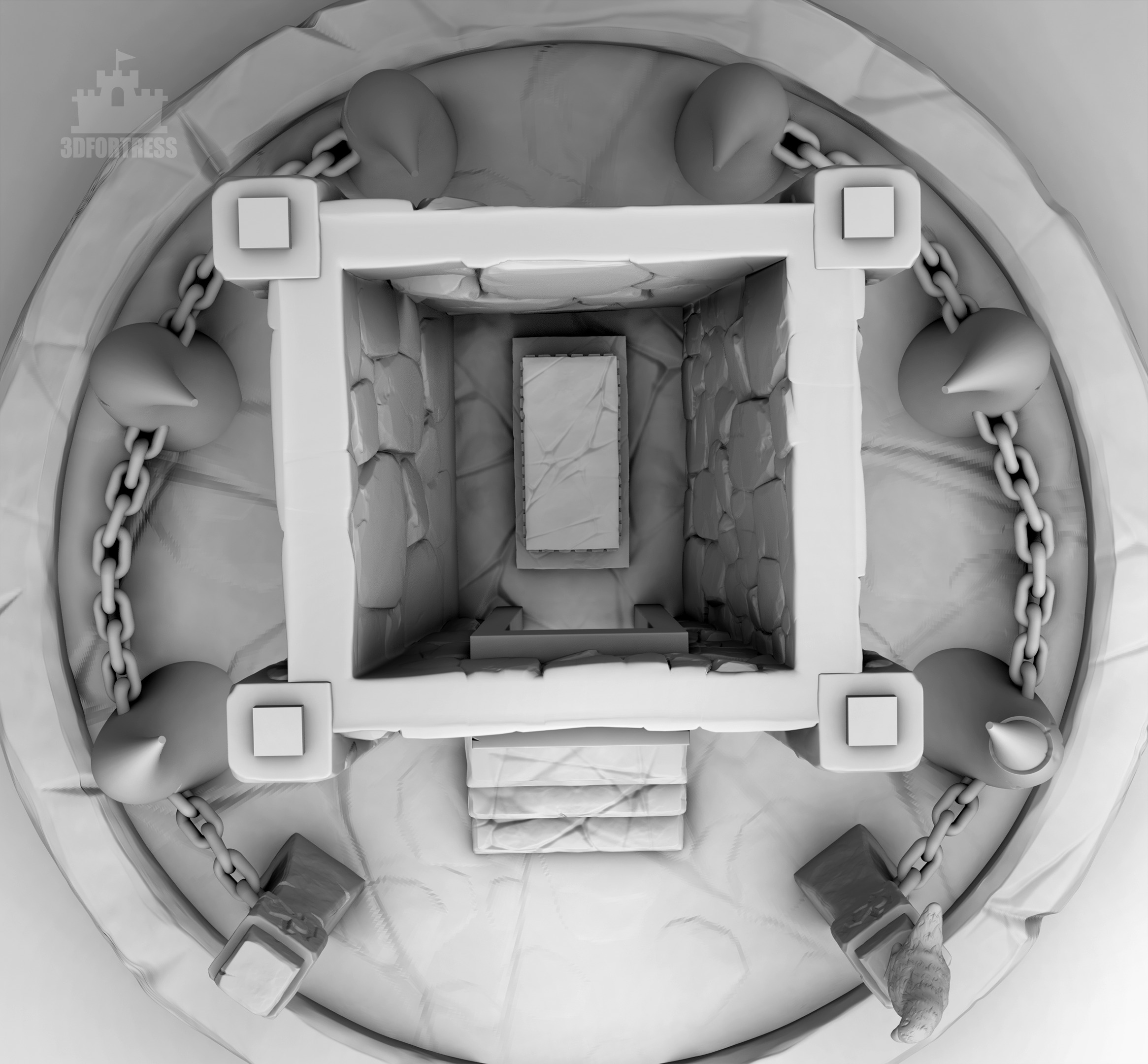 The Crypt 3D print model_4