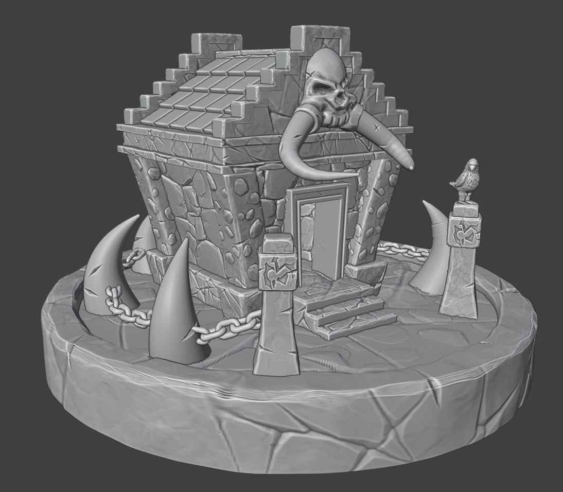The Crypt 3D print model_13