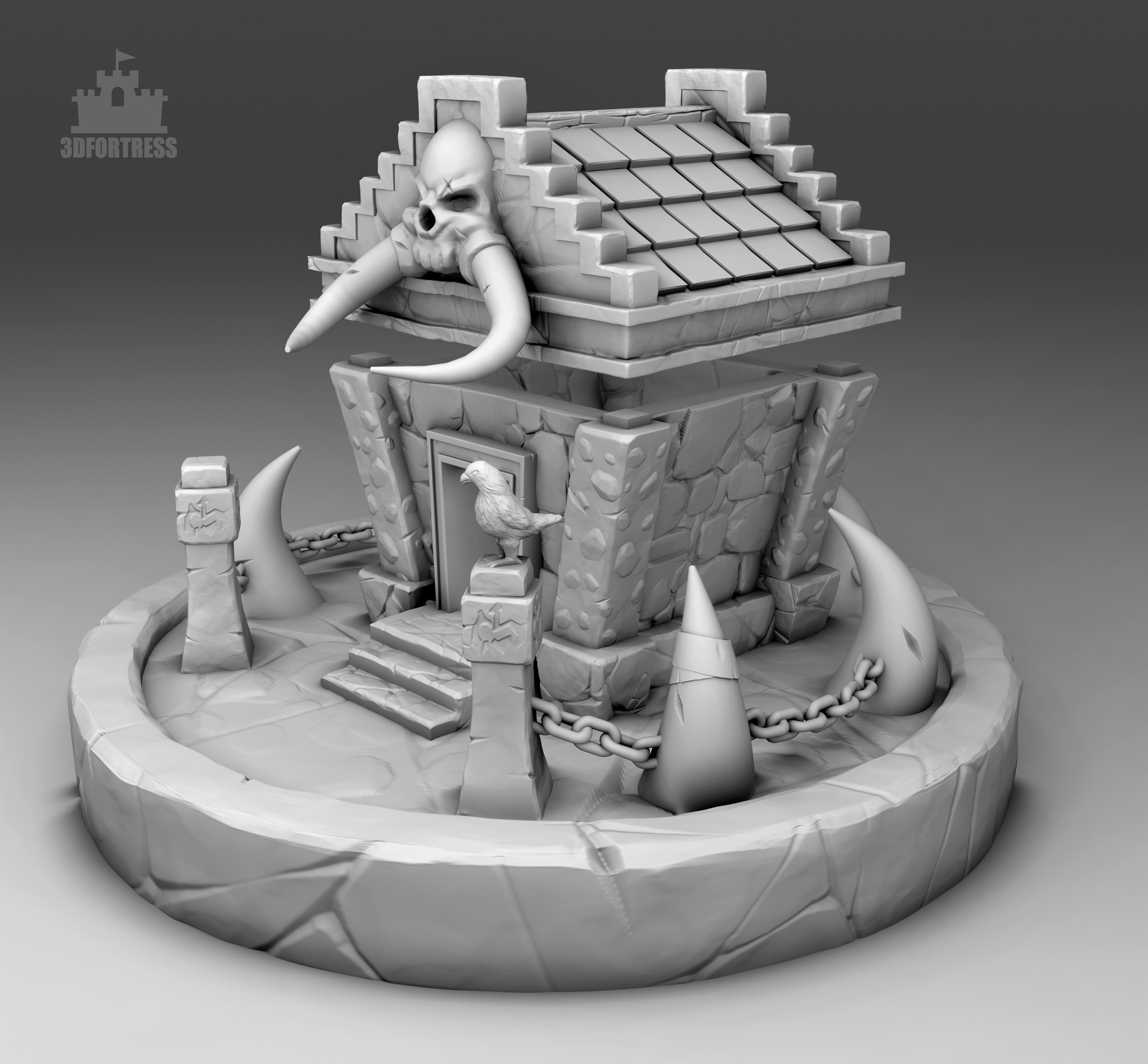 The Crypt 3D print model_2